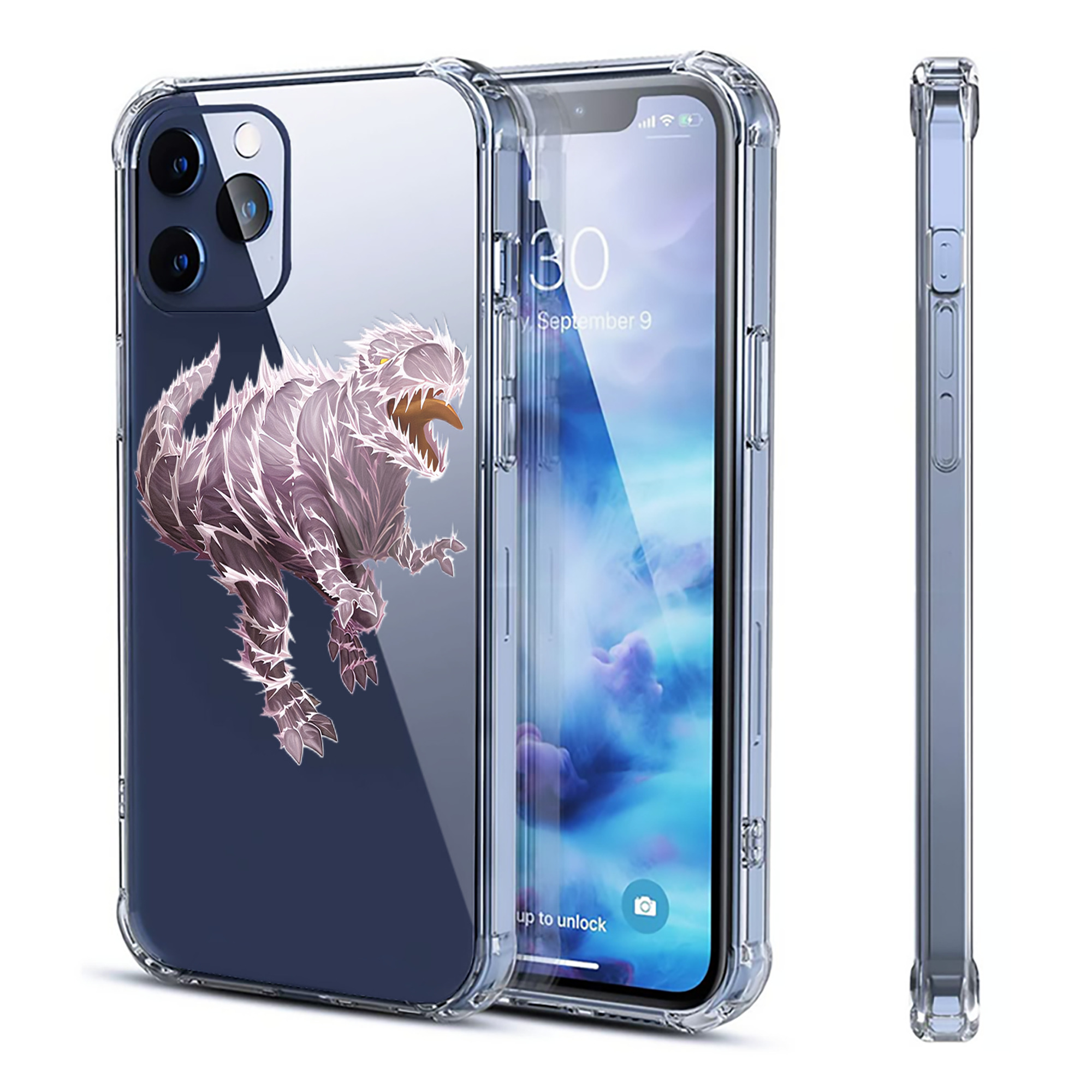 （画像用） 遊☆戯☆王 Yu-Gi-Oh! 【iPhone 12シリーズ対応】透明スマホケース（クリアソフトケース）